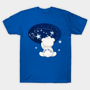 BABY BEAR LOOKING UP TO THE STARS T-Shirt